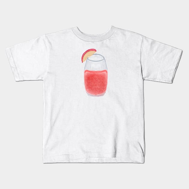 Apple Juice Kids T-Shirt by Aisiiyan